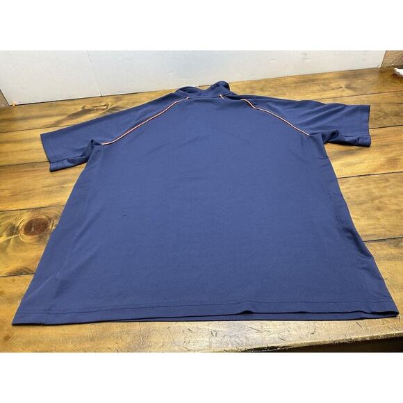 Alo Coolfit Men’s Casual Athletic Blue Performance Polo Short Sleeve XL - Picture 10 of 12